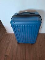 Davidt's reiskoffer. Blauw , 4 wieltjes., Ophalen, Gebruikt, Wieltjes