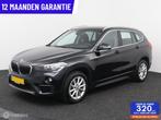 BMW X1 sDrive 1.8i 140PK Automaat, € 16.355 ex BTW, Auto's, Gebruikt, Zwart, Zwart, Bedrijf