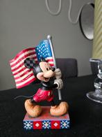 Jim Shore Disney Traditions Mickey 'Old Glory' zonder doos, Ophalen of Verzenden, Mickey Mouse, Zo goed als nieuw, Beeldje of Figuurtje