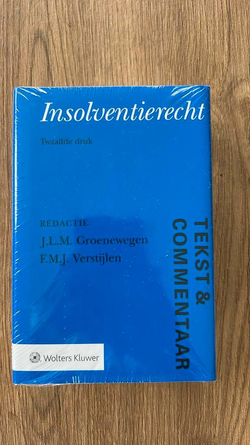 J.L.M. Groenewegen - Insolventierecht, Boeken, Wetenschap, Nieuw, Overige wetenschappen, Ophalen of Verzenden