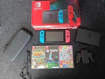 Nintendo switch pakket met 3 spellen compleet met doos € 250 beschikbaar voor biedingen