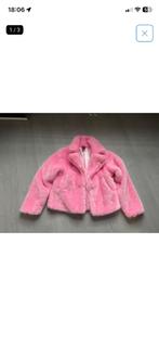 Fake fur, bont roze jas, carnaval, Ophalen of Verzenden, Zo goed als nieuw, Carnaval, Kleding