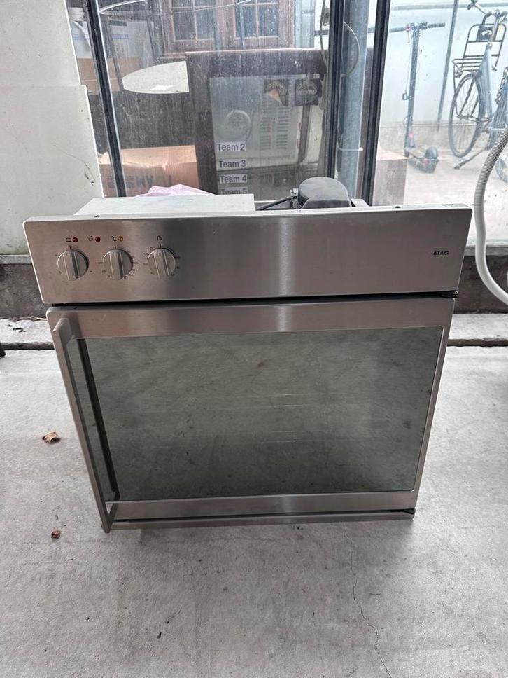 Atag Oven OX6011CR12UU/A2 - Gebruikt, Witgoed en Apparatuur, Ovens, Gebruikt, Vrijstaand, Oven met grill, 45 tot 60 cm, Hete lucht