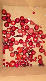 Kerstballen kerstboom rood kerstlampjes, Diversen, Kerst, Ophalen, Zo goed als nieuw