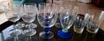 Diverse geslepen glazen 10 stuks, Ophalen, Glas of Glazen, Gebruikt, Glas