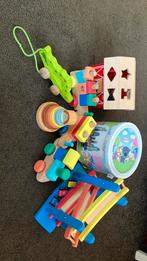 Houten baby- en dreumesspeelgoed o.a Hape, Ophalen of Verzenden, Gebruikt, Jongen of Meisje