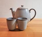 Dille & kamille theepot 1,8 L en 2 bekers., Ophalen of Verzenden, Gebruikt