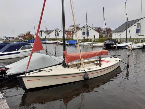 Zeilboot Polyvalk (Ottenhoom) met ligplaats, Watersport en Boten, Zeilen en Zeiltoebehoren, Gebruikt, Grootzeil, Minder dan 15 m²