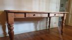 Eettafel of bureautafel met 2 laden, Ophalen, Gebruikt, 150 tot 200 cm, 25 tot 50 cm