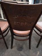 houten stoel café stoelen restaurant, Ophalen of Verzenden, Zo goed als nieuw, Bruin, Eén