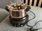 Elektrisch fonduestel van het merk Quigg., Ophalen of Verzenden, Gebruikt