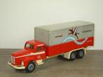 Scania Vabis 76 Truck & Trailer Gebr Vrolijk & Zn - Tekno, Hobby en Vrije tijd, Modelauto's | 1:50, Tekno, Zo goed als nieuw, Tekno
