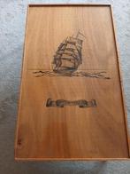 Boot tafel  dienblad, Ophalen of Verzenden, Zo goed als nieuw