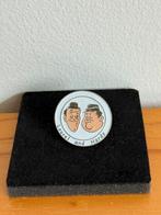 Laurel And Hardy Vintage Pin, Verzamelen, Speldjes, Pins en Buttons, Ophalen of Verzenden, Gebruikt, Merk, Speldje of Pin