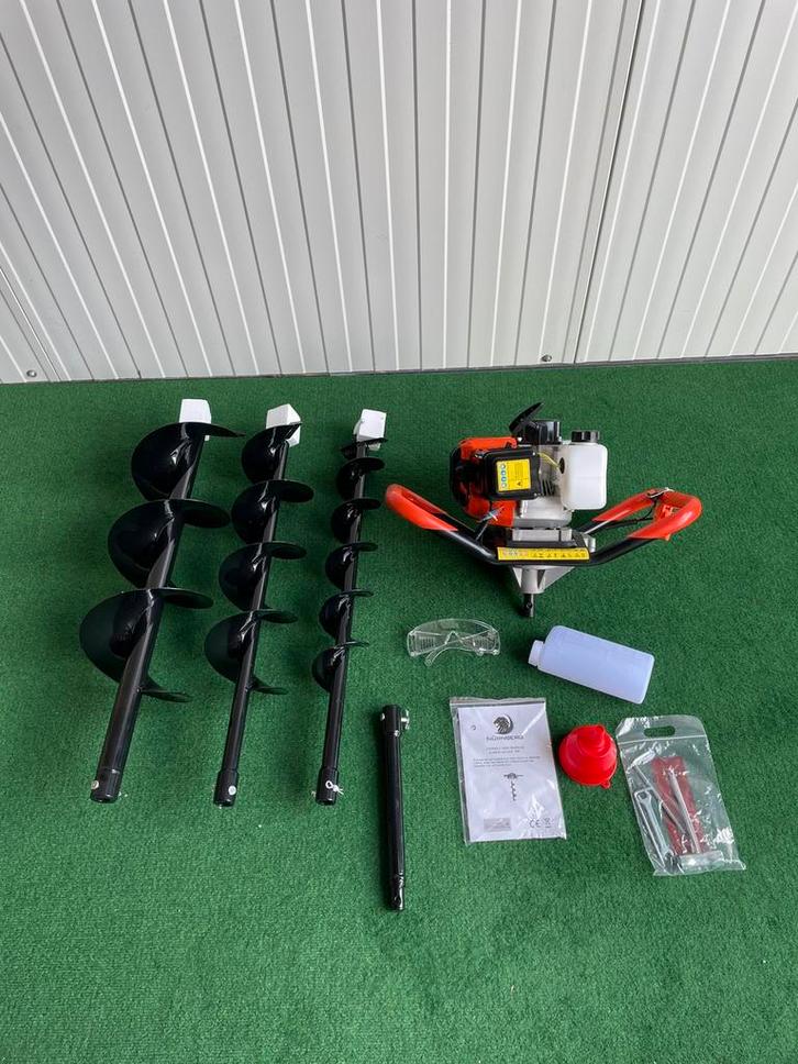 Nieuwe Nürnberg grondboor met 3 boren, Tuin en Terras, Hand-tuingereedschap, Nieuw, Ophalen