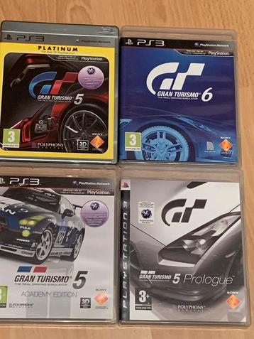 Ps3 4x Gran Turismo voor 20,- beschikbaar voor biedingen