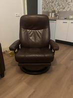 Stressless fauteuil elektrisch leer relax stoel, Huis en Inrichting, Ophalen, Zo goed als nieuw, Leer