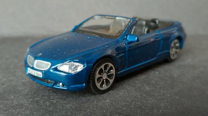 BMW 6 Serie Cabrio 1:43 Bburago Burago Pol, Hobby en Vrije tijd, Modelauto's | 1:43, Zo goed als nieuw, Verzenden