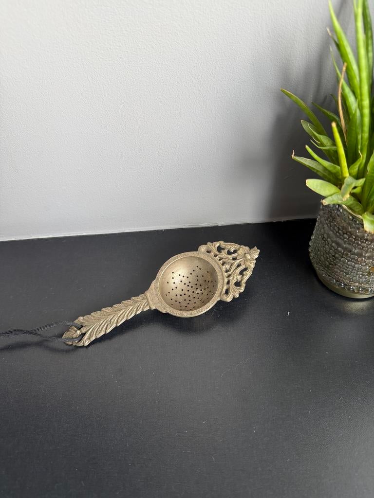 Vintage Thee Zeefje met Sierlijk Design, Ophalen of Verzenden