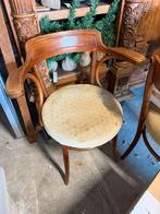 Vintage Houten Stoel met Armleuningen 4 stuks, Ophalen