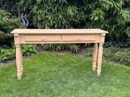 Grenen sidetable | whitewash | 130 x 35 x 70 (lxbxh), Huis en Inrichting, Tafels | Sidetables, Ophalen, Gebruikt, 100 tot 150 cm