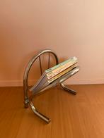 Vintage krantenbak lectuurbak chrome zilver retro, Huis en Inrichting, Vintage, Vintage, Vintage, Ophalen of Verzenden