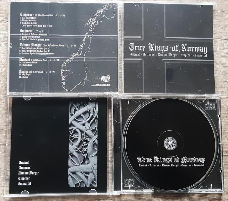 5 x Cult ep's Emperor Immortal Dimmu Borgir Arcturus Ancient, Cd's en Dvd's, Cd's | Hardrock en Metal, Zo goed als nieuw, Verzenden