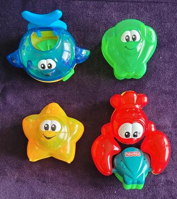 Speelgoed voor in bad, zwembad,onder andere van Fisher Price beschikbaar voor biedingen