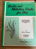 Studies and Melodious Etudes for oboe, Ophalen of Verzenden, Zo goed als nieuw, Les of Cursus, Klassiek