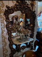 Antieke hal spiegel, Antiek en Kunst, Ophalen, Overige vormen, 100 tot 150 cm, 200 cm of meer