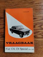 Vraagbaak Fiat 124, 124 Special 1966-1969, Ophalen of Verzenden, Gelezen, Overige merken, P. Olyslager