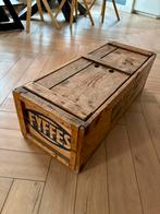 Vintage Houten Kist - Opbergkist, Plantenbak, Decoratie, Huis en Inrichting, Woonaccessoires | Kisten, Ophalen, 50 tot 100 cm