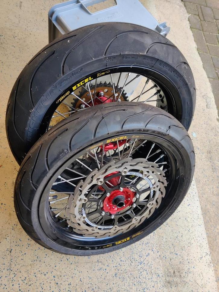 Honda CRF supermoto wielen, Motoren, Onderdelen | Merk-onafhankelijk, Gebruikt, Ophalen of Verzenden