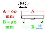 ORIGINELE Audi naafkap naafdop set hoogglans zwart, Auto diversen, Wieldoppen, Ophalen of Verzenden, Gebruikt