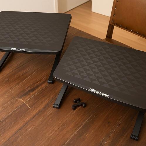 Monitorstandaard 460 x 300 x 145 mm Zwart, Huis en Inrichting, Bureaus, Zo goed als nieuw, Ophalen of Verzenden