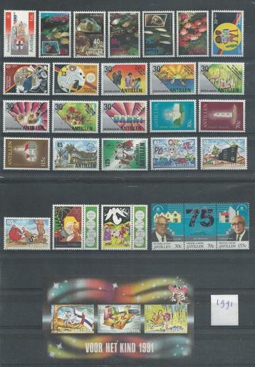 Nederlandse Antillen 1991, Complete jaargang, Postfris. beschikbaar voor biedingen