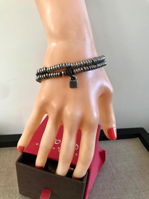 Uno de 50 armband (129) met bedel, Sieraden, Tassen en Uiterlijk, Armbanden, Nieuw, Overige materialen, Zilver, Met bedels of kralen