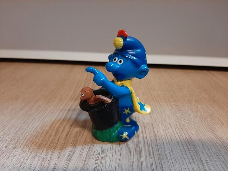 De Smurfen snoepdop goochelaar smurf, Verzamelen, Smurfen, Ophalen of Verzenden