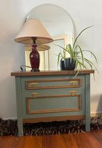 Upcycled antiek/vintage kastje met klep en 1 lade, Antiek en Kunst, Ophalen