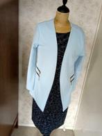 Nieuw lichtblauw tricot jas vest, Ophalen of Verzenden, Nieuw, Maat 38/40 (M), Blauw
