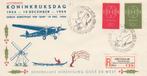 Envelop- Nederland- 1959 - Koninkrijksdag - NVPH-727 t/m 728, Postzegels en Munten, Brieven en Enveloppen | Nederland, Verzenden
