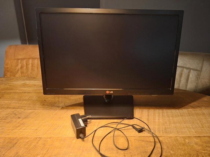 LG 22EN33S-B 22 inch Monitor - Goedkoop!, Computers en Software, Monitoren, Gebruikt, 60 Hz of minder, DVI, VGA, LED, Full HD