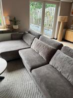 3 zits + longchair bank | 2 jaar oud | champagne, Huis en Inrichting, Ophalen, Zo goed als nieuw, Stof, Velvet/velour