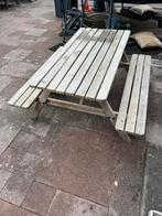 Houten Picknicktafel, Tuin en Terras, Picknicktafels, Ophalen, Gebruikt, Rechthoekig, Hout