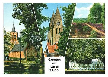 38474	Laren	NH	t Gooi	_Nette oude kaart Onbeschreven         beschikbaar voor biedingen