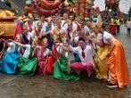 Groep holifeest carnaval, Gedragen, Carnaval, Ophalen of Verzenden