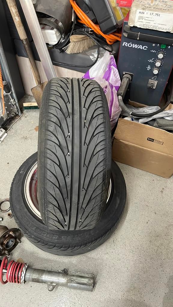 verlagingsset met naven en velgen voor toyota celica t16, Ophalen, Gebruikt