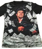 Scarface Tony Montana Dollar T-shirt - Heren, Nieuw, Verzenden