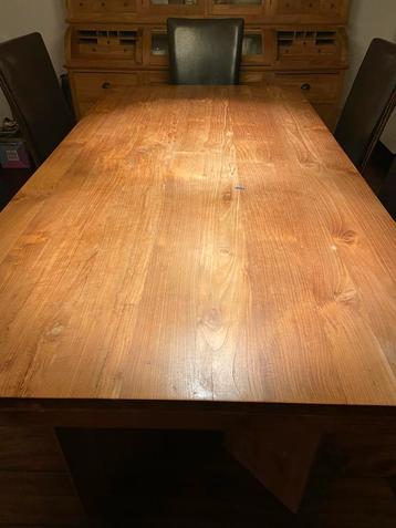 Authentieke Teak Houten Tafel 200x100cm beschikbaar voor biedingen