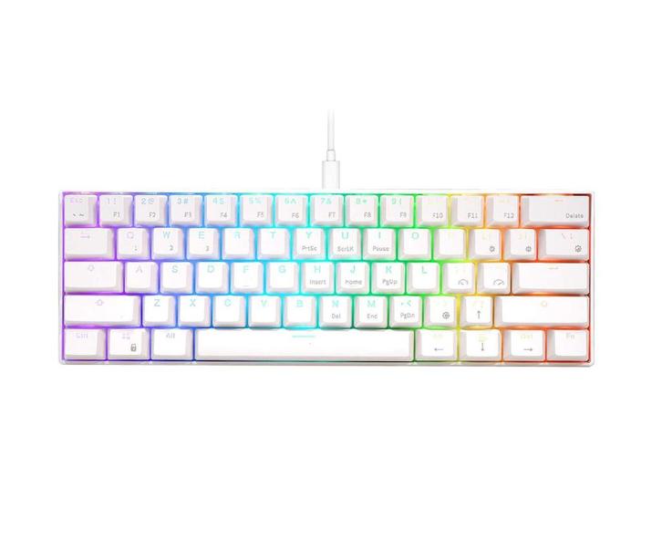 Royal Kludge RK61 - Gaming Keyboard Wit - Mechanisch - Wit, Computers en Software, Toetsenborden, Nieuw, Qwerty, Draadloos, Ergonomisch